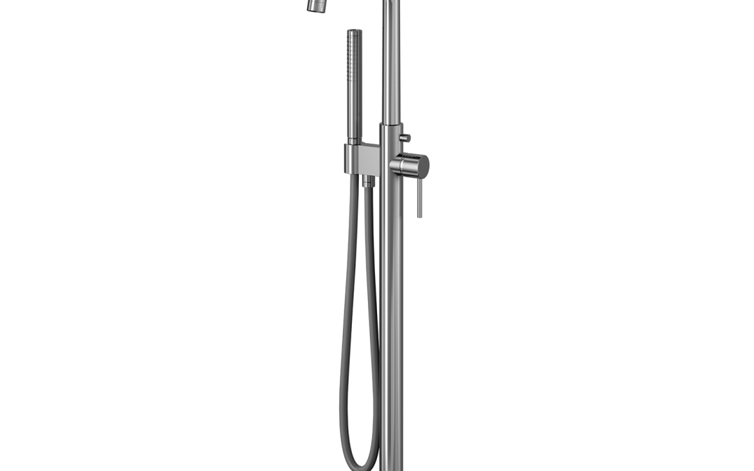 Arc Freestanding Tub Filler/Handshower