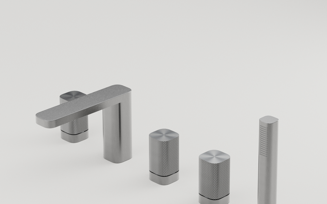 Icon Square Bath Deck Mount