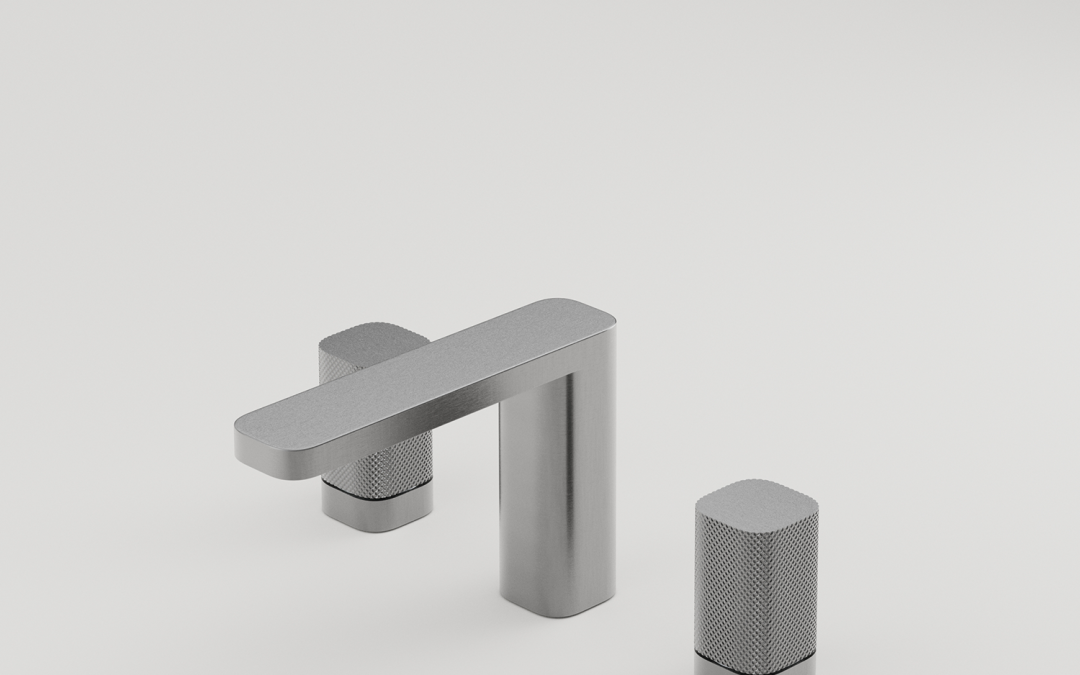 Icon Square Widespread Deck Mount