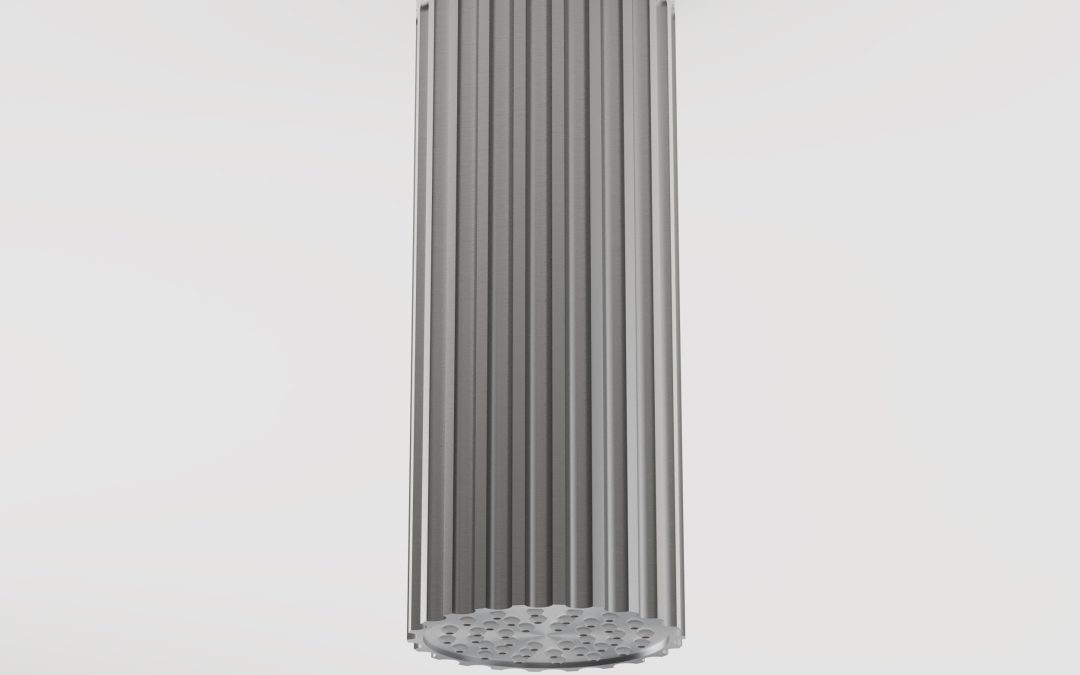 Carbon Rain Shower Fluted
